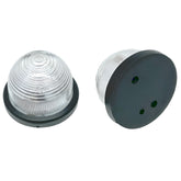 63mm Surface Mount Clear Lights Pair - Car Builder Solutions