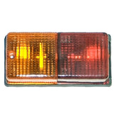 Rectangular Budget Rear Lights 168mm Pair - Car Builder Solutions