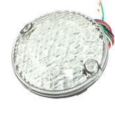 Clear Lens LED Stop Tail And Indicator 95mm Dome PAIR - Car Builder Solutions