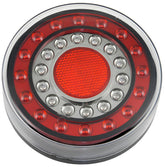 Bulls Eye LED All-In-One Rear Lamp With Built-In Reflector RED RING 125mm - Car Builder Solutions