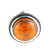 Lucas Glass Lens Classic Amber Indicator 73mm Pair - Car Builder Solutions