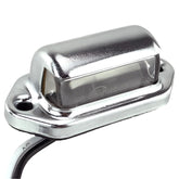 Plated Brass LED Rear Number Plate Light - Car Builder Solutions