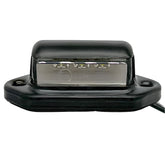 Black Coated Brass LED Rear Number Plate Light - Car Builder Solutions