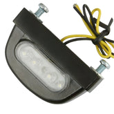 Black Painted Aluminium LED Rear Number Plate Light - Car Builder Solutions