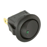 Mini Rocker Switch Illuminated Green - Car Builder Solutions