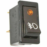 Rear Fog Rocker Switch Rectangular With Amber Warning Light - Car Builder Solutions