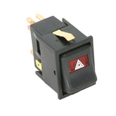 Black IVA Rocker Switch Red Hazard - Car Builder Solutions