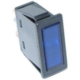 Rectangular Warning Light Blue - Car Builder Solutions