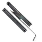 Black Seat Runners Pair (ONE SEAT) Single Lock Left Hand - Car Builder Solutions