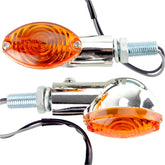 Cats Eye Chrome Stalk Indicators 48mm - Car Builder Solutions