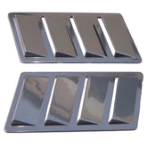 Self Adhesive Moulded ABS Side Vents Black 230mm - Car Builder Solutions