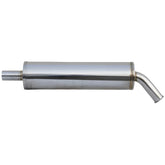 7" Stainless Steel Cylindrical Exhaust Silencer - Car Builder Solutions