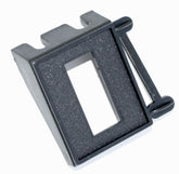 Black Modular Single Rectangular Hole Switch Panel - Car Builder Solutions