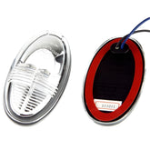 Clear Domed Lens LED Amber Side Repeaters 72mm - Car Builder Solutions