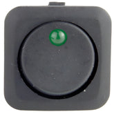 Square Rocker Switch Illuminated Green - Car Builder Solutions