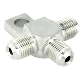 Stainless Steel M10 Male 'T' Block With Mounting Tab - Car Builder Solutions