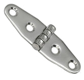 Polished Stainless Steel Hinge 2 Hole 101mm - Car Builder Solutions
