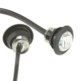 28mm LED Clear Lens Red Light Pair - Car Builder Solutions