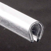 Brushed Stainless Effect Plastic 'U' Edge Trim 5mm x 3mm Per Metre - Car Builder Solutions