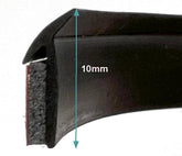 Small Rubber Self Adhesive Leaf Seal - Car Builder Solutions