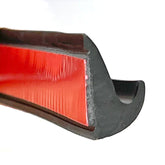 BLACK Rubber Self-adhesive Gutter Trim - Car Builder Solutions