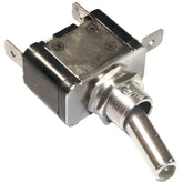 LED Illuminated Chrome Toggle Switch Amber - Car Builder Solutions