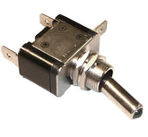 LED Illuminated Chrome Toggle Switch Green - Car Builder Solutions