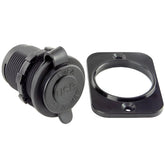 Twin USB Charger Socket Black - Car Builder Solutions