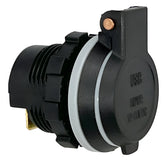 Slim Twin USB Socket With Sprung Lid - Car Builder Solutions