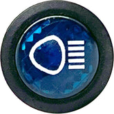 23mm Dia. MAIN BEAM BLUE LED Warning Light - Car Builder Solutions