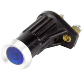Blue Aluminium Bezel Small Warning Light - Car Builder Solutions