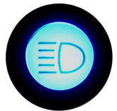 LED Black Bezel Warning Light Main Beam - Car Builder Solutions