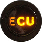 Flush Bezel Black LED Warning Light ECU - Car Builder Solutions