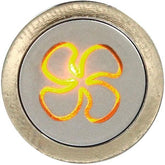 Flush Bezel Chrome LED Warning Light Fan - Car Builder Solutions