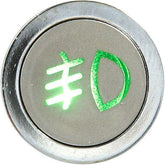 Flush Bezel Chrome LED Warning Front Fog - Car Builder Solutions