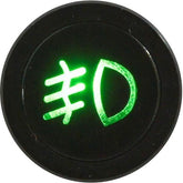 Flush Bezel Black LED Warning Light FRONT FOG - Car Builder Solutions