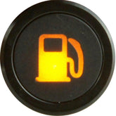 Flush Bezel Black LED Warning Light FUEL - Car Builder Solutions