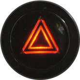 Flush Bezel Black LED Warning Light HAZARD - Car Builder Solutions