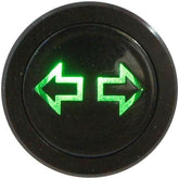 Flush Bezel Black LED Warning Light DOUBLE INDICATOR - Car Builder Solutions