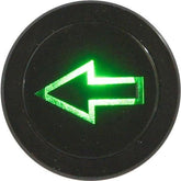 Flush Bezel Black LED Warning Light INDICATOR - Car Builder Solutions