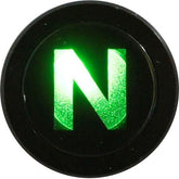 Flush Bezel Black LED Warning Light NEUTRAL - Car Builder Solutions