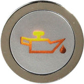 Flush Bezel Chrome LED Warning Light Oil - Car Builder Solutions