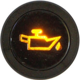 Flush Bezel Black LED Warning Light OIL - Car Builder Solutions