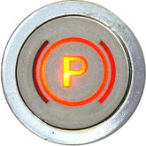 Flush Bezel Chrome LED Warning Light Handbrake - Car Builder Solutions
