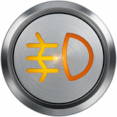 Flush Bezel Chrome LED Warning Rear Fog - Car Builder Solutions