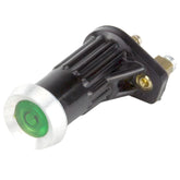 Green Aluminium Bezel Small Warning Light - Car Builder Solutions