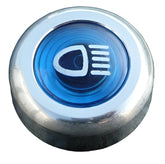 Main Beam Warning Light Large Aluminium Bezel - Car Builder Solutions