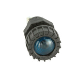 Large Black Warning Light Blue - Car Builder Solutions
