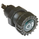 Large Black Warning Light Green Front Fog - Car Builder Solutions