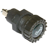 Large Black Warning Light Green Double Indicator - Car Builder Solutions